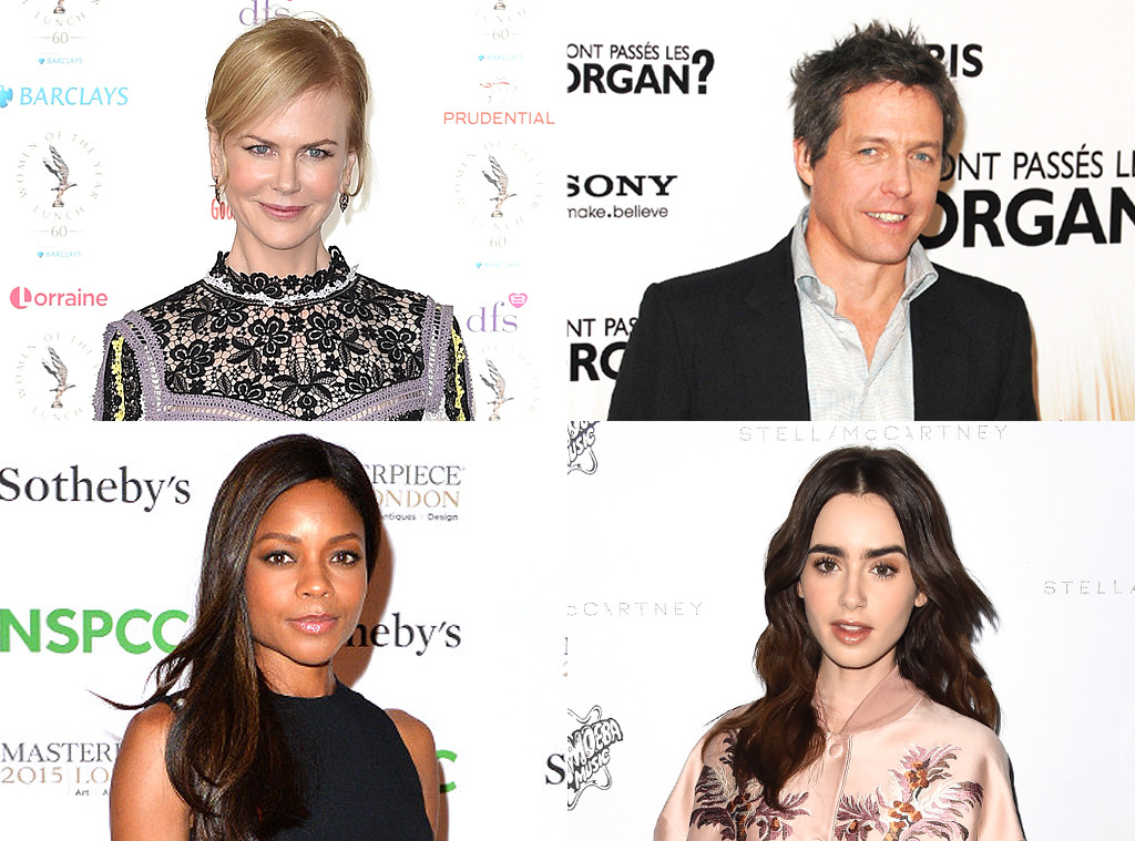 Hugh Grant, Nicole Kidman, Lily Collins, Naomie Harris Hugh Grant, Nicole Kidman, Lily Collins, Naomie Harris